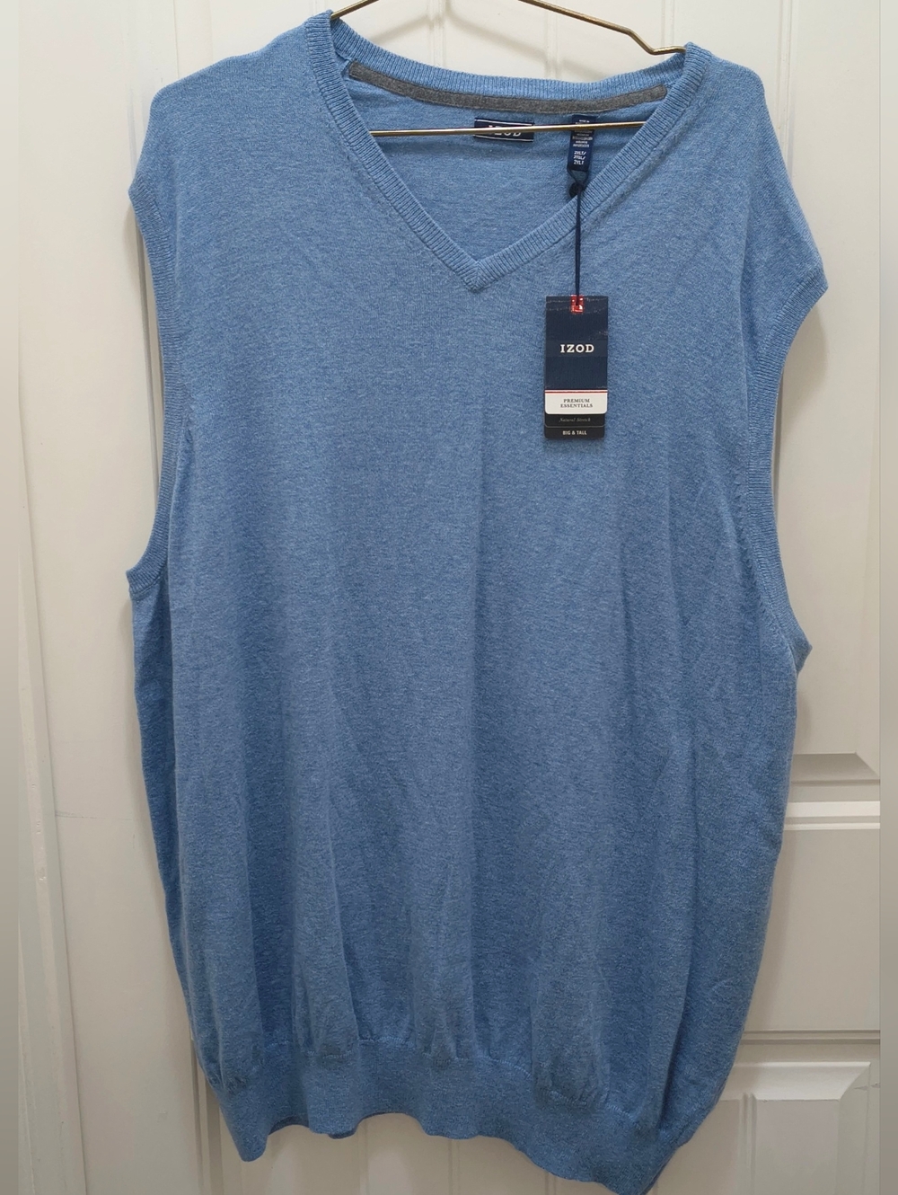 IZOD Premium Essentials V-Neck Sweater Vest — Big & Tall 2XLT | NWT